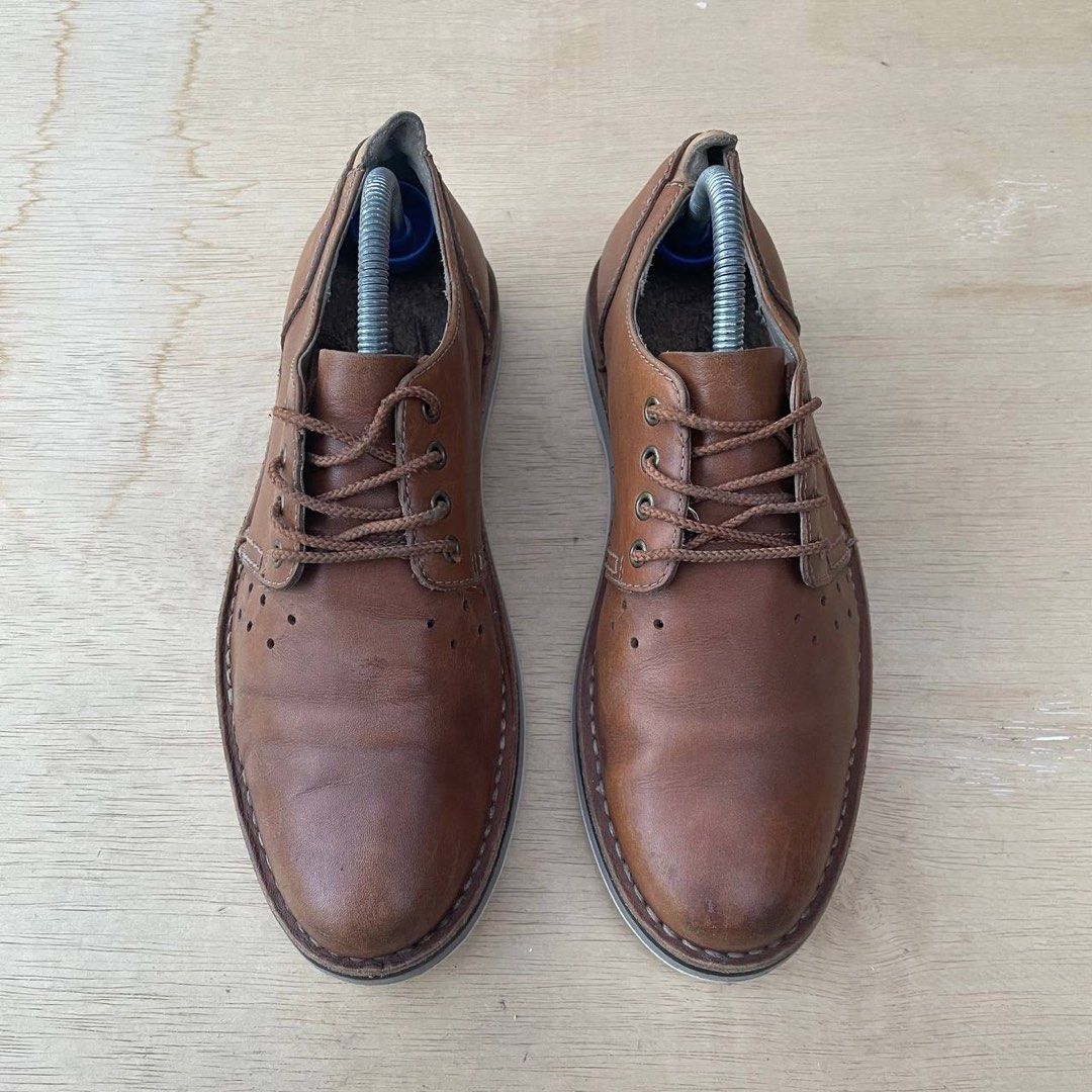 Clarks men's vargo plain leather oxfords discount