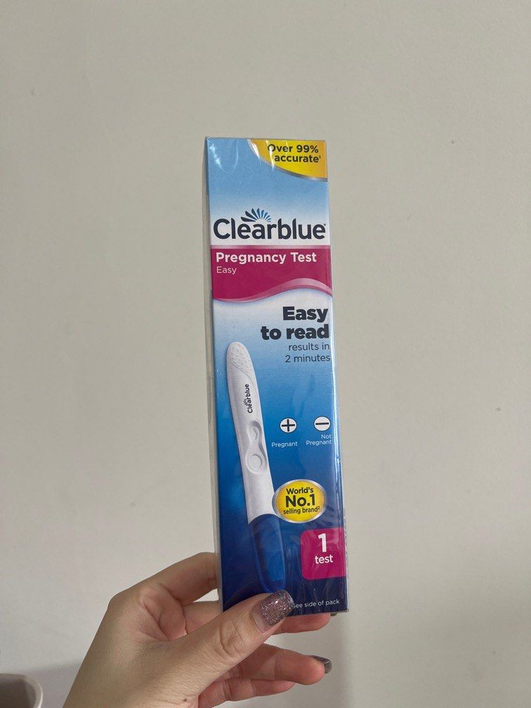 Clear blue pregnancy test 1s, Health & Nutrition, Medical Supplies