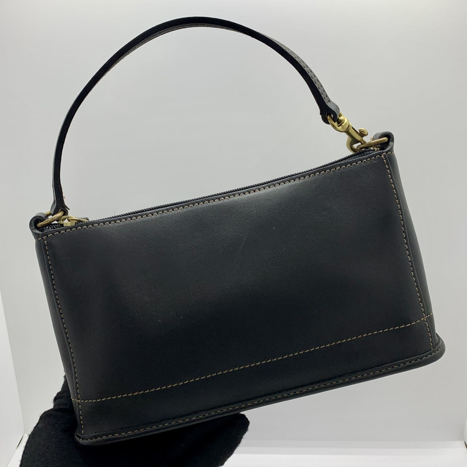 COACH 9311 BLACK ONE SHOULDER POUCH 237038331 AL, Luxury, Bags 