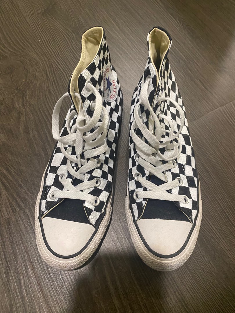 Checkered converse hotsell