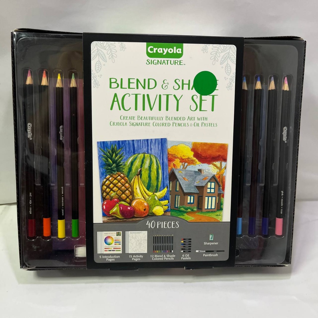 Crayola Blend Shade Activity Set 40 Pieces, Hobbies Toys