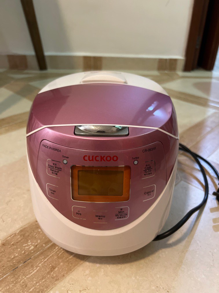 Cuckoo Rice Cooker CR0631F Famous Korean Brand UK 3pin plug, TV