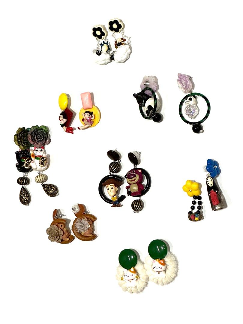 Cute designer cartoon earrings for sale