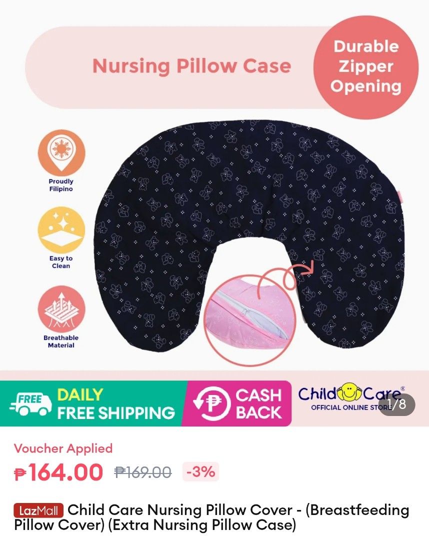 Dakki Nursing Pillow with Dakki Nursing Cover, Babies & Kids, Nursing