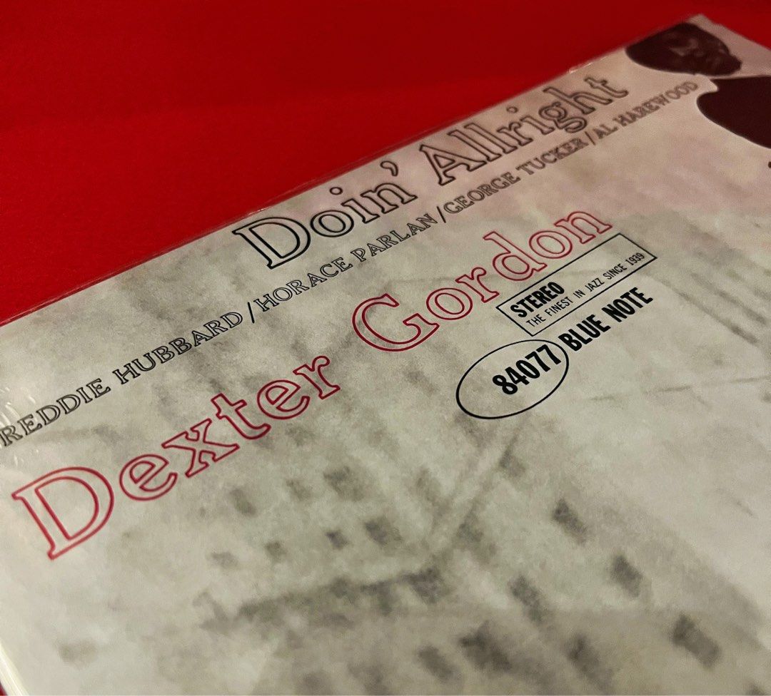 Dexter Gordon - Doin' Allright, LP, Blue Note, Jazz , 黑膠, 唱片