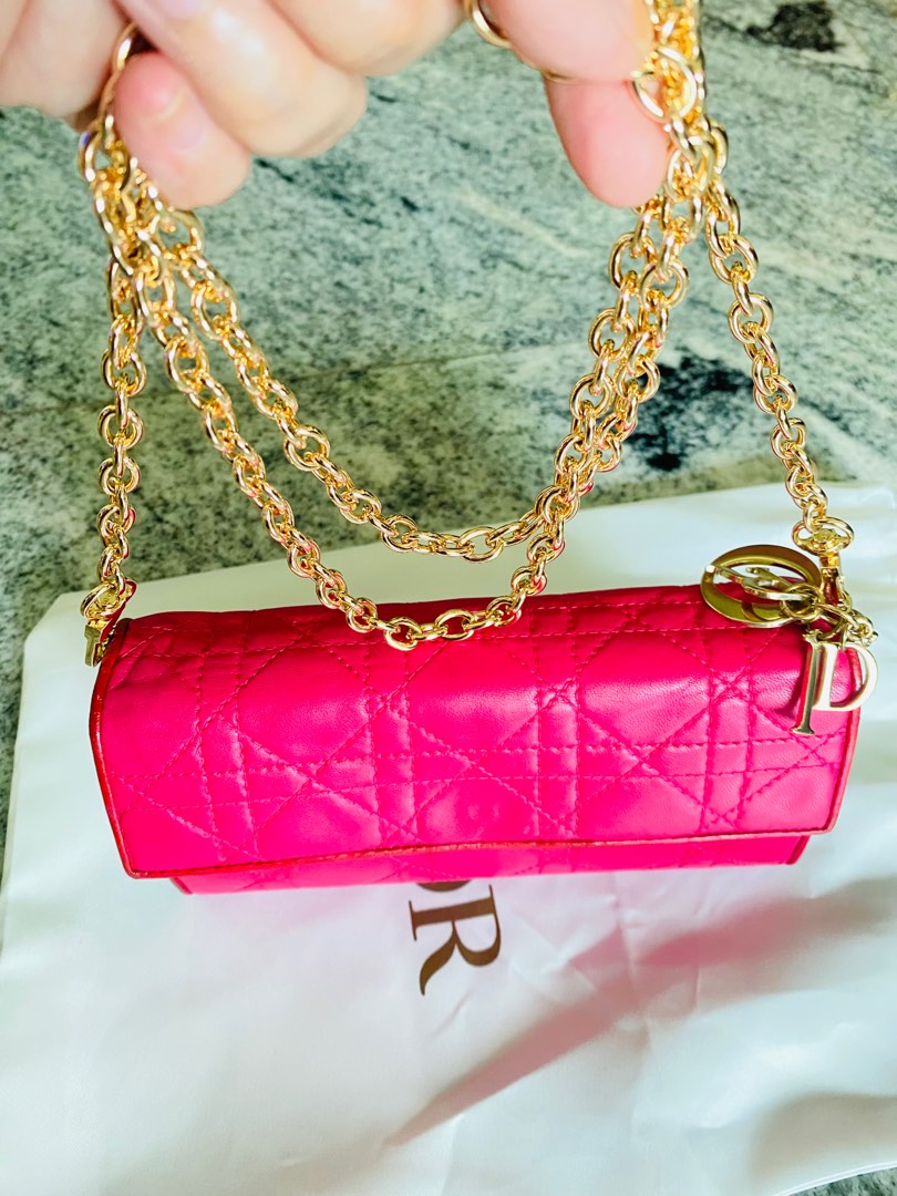 Dior chain wallet, Luxury, Bags & Wallets on Carousell