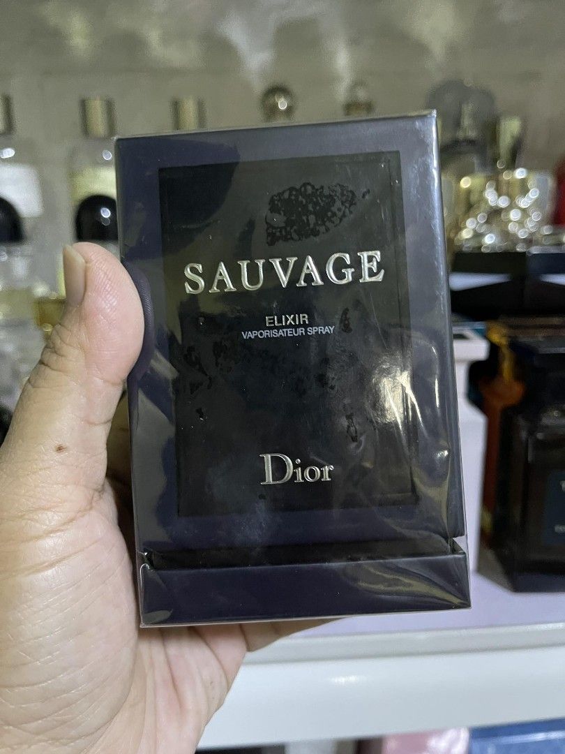 DIOR SAUVAGE ELIXIR (Category: Fragrance & Deodorants) located in Del Monte. Submitted by bnabiong (Listing ID 1267708110, Image 1). Description: DIOR SAUVAGE ELIXIR.