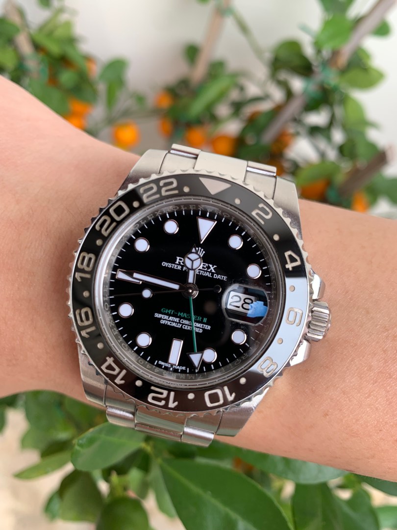 Discontinued Rolex GMT Master II 116710LN Luxury Watches on