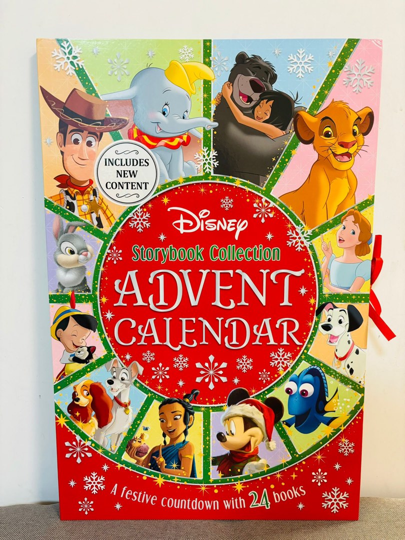 Disney Advent Calendar book, 興趣及遊戲, 書本 & 文具, 小說 & 故事書 Carousell