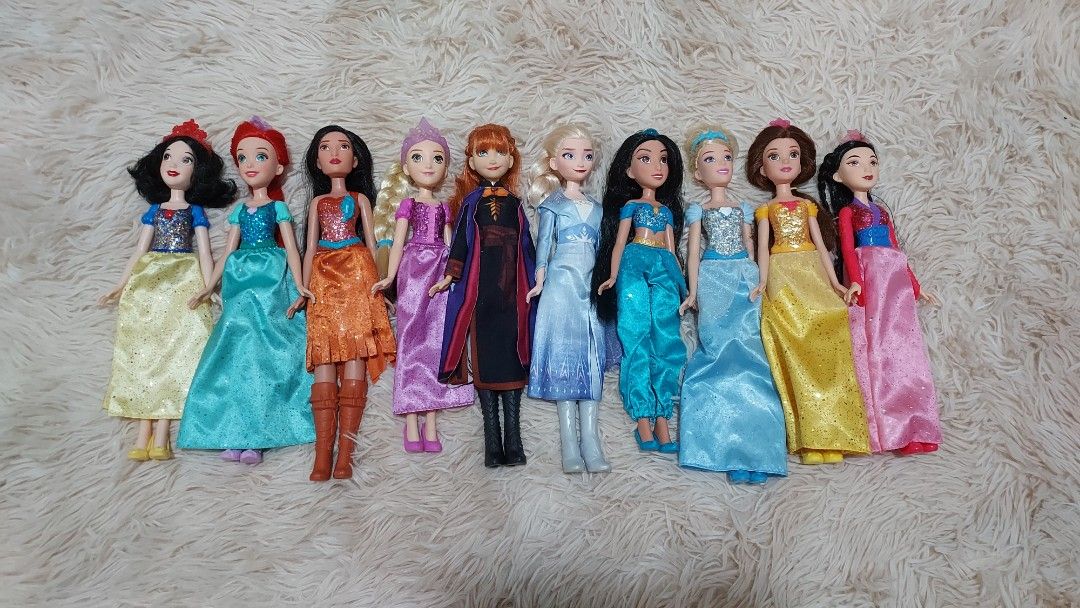 Disney princess doll collection 10 best sale dolls
