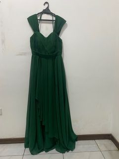 Emerald Green Long Gown
