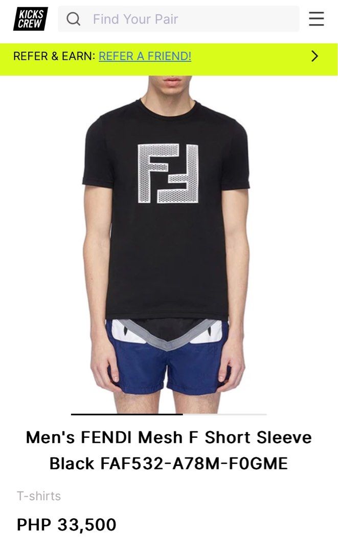 Fendi shorts and t shirt new arrivals