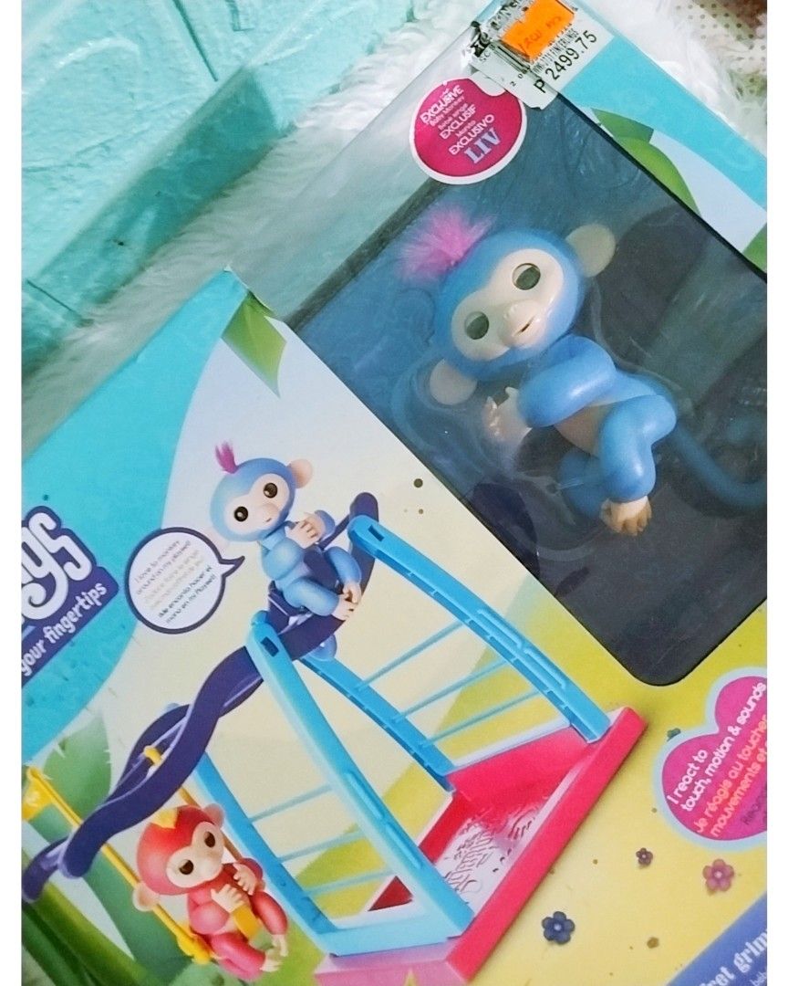 Fingerlings monkey bar & swing playset discount