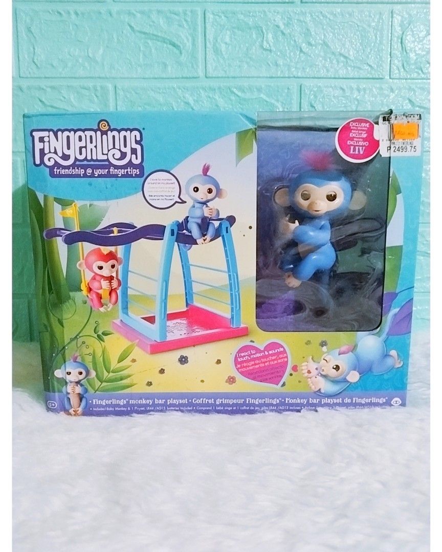 Fingerlings monkey bar playset deals