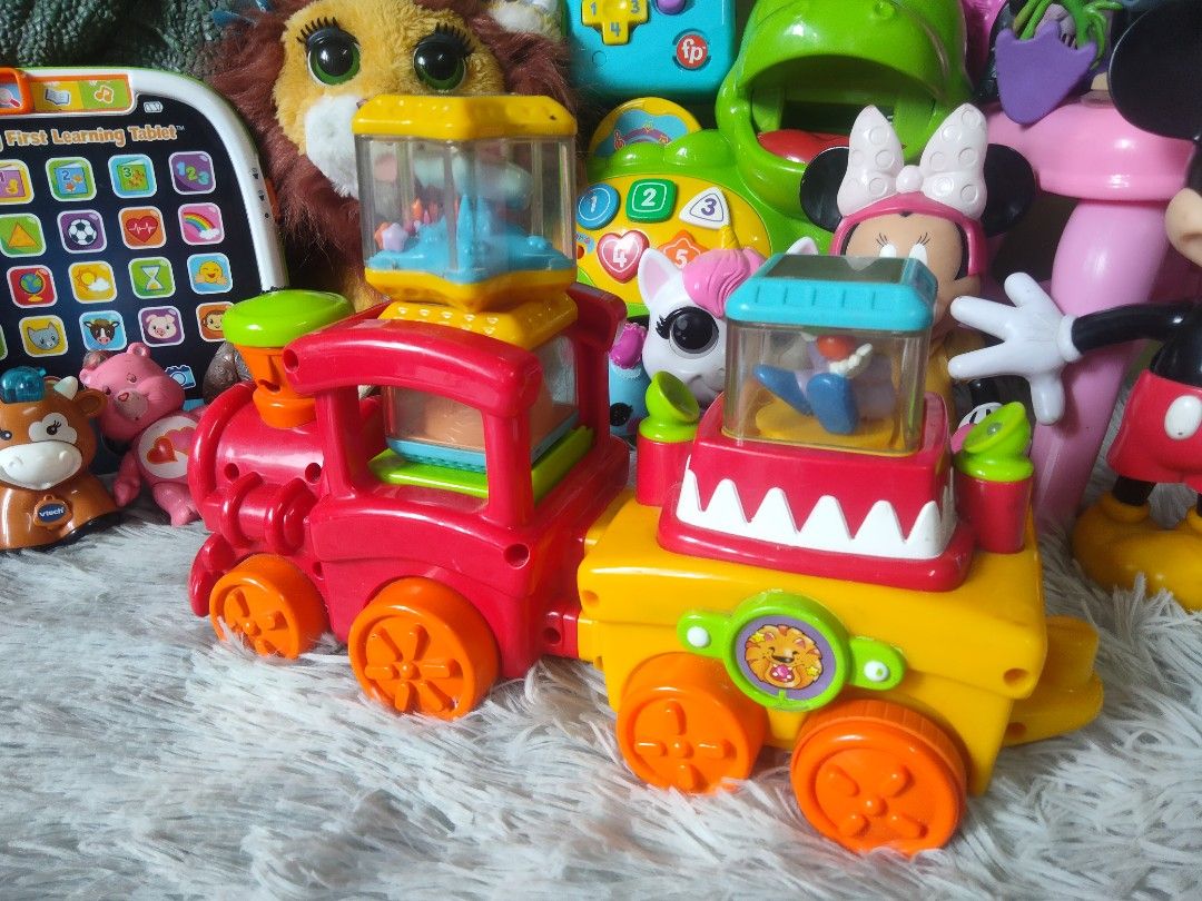 Fisher price train with blocks hotsell