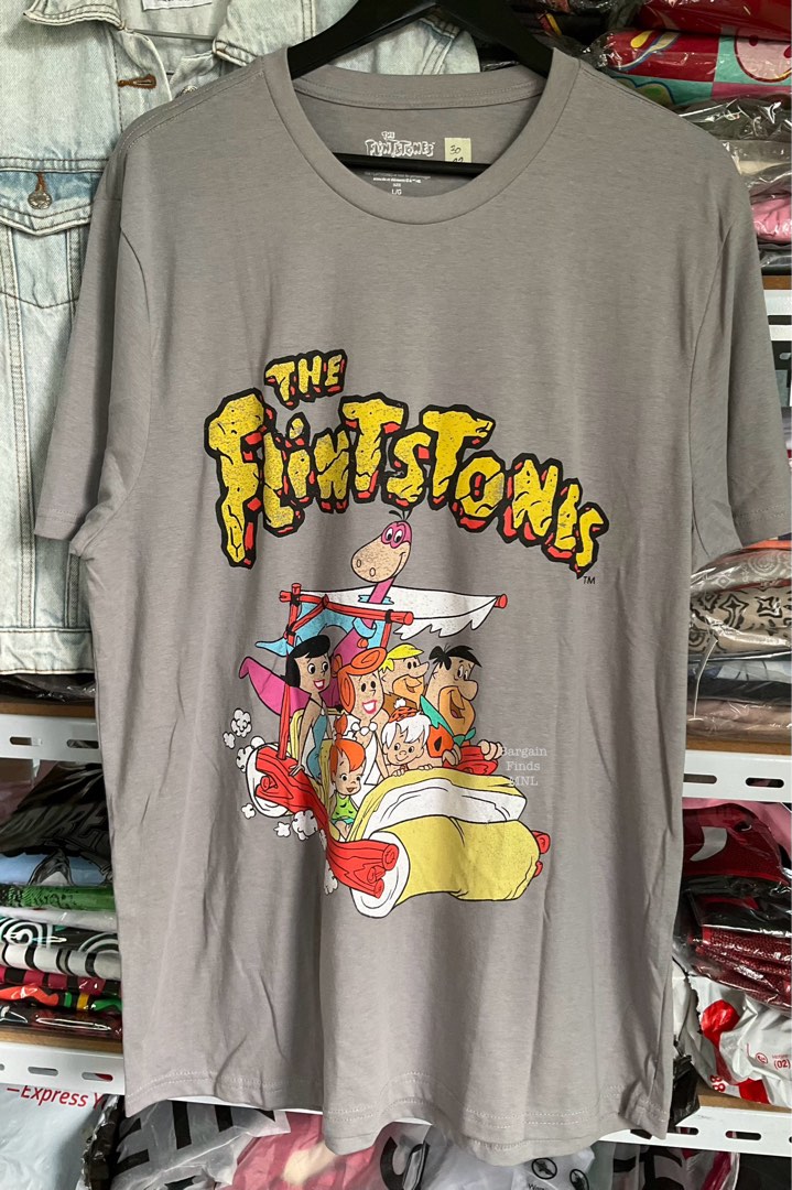 Flintstones Shirt, Men's Fashion, Tops & Sets, Tshirts & Polo Shirts On 