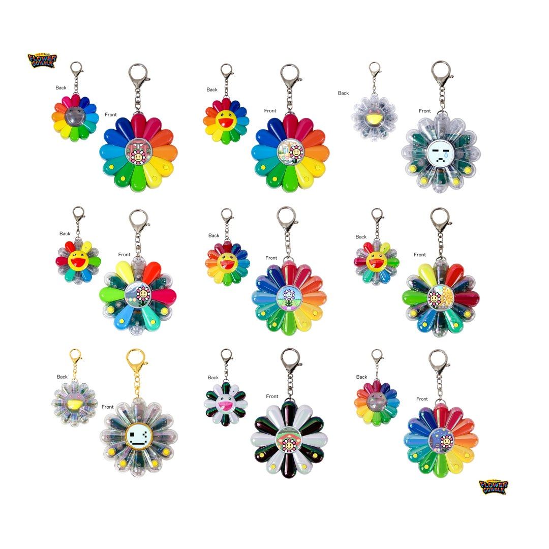 ◼️非売品◼️ 村上隆　FLOWER GO WALK 限定モデル 村上隆 Flower Go Walk Color レインボー ／ クリア(レインボー