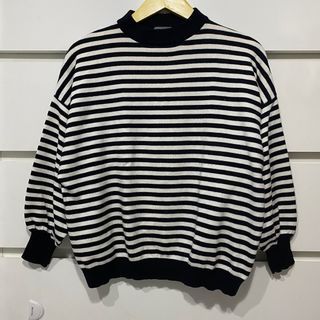 FREEONG - This is April Top Atasan Sweater Stripes