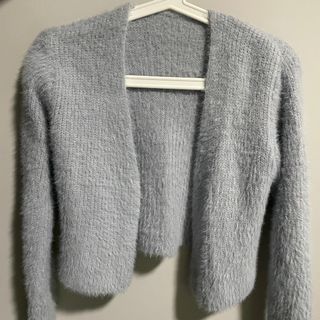 Furry cardigan