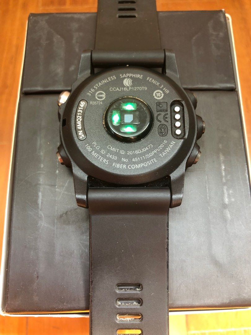 Garmin 316 stainless clearance sapphire fenix 3 hr