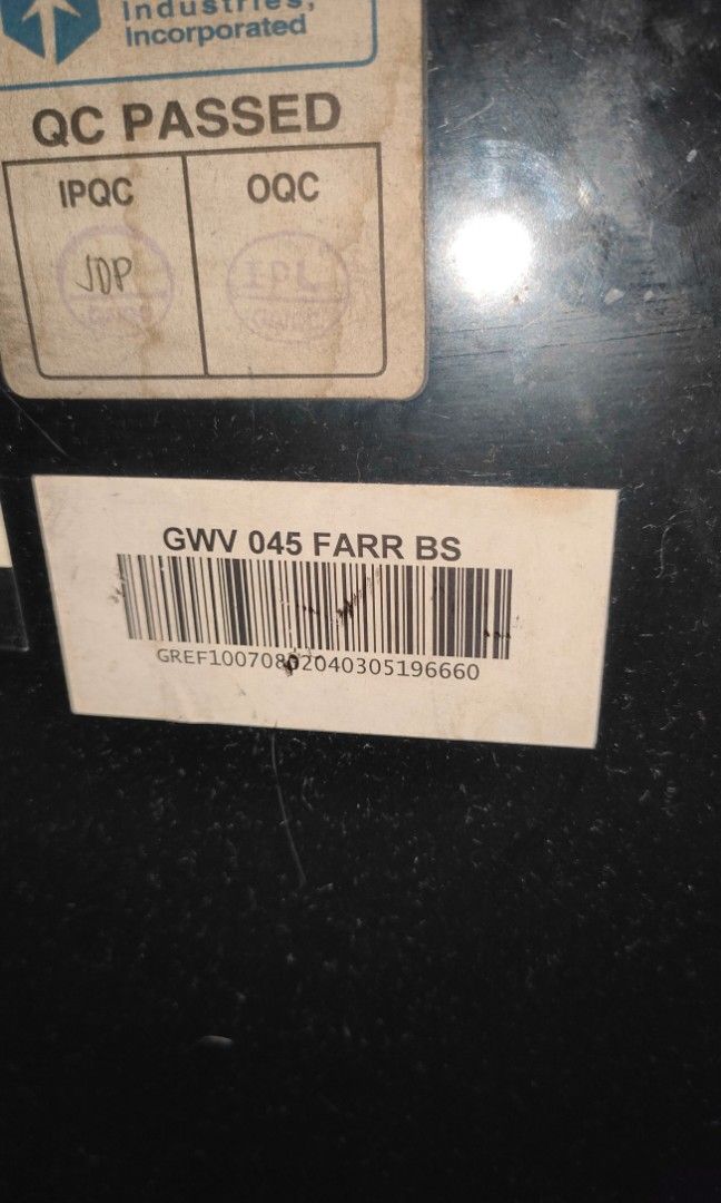 GE WINE CHILLER MODEL GWV045FARRBS, TV & Home Appliances, Kitchen