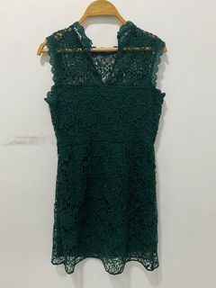Green Dress Lace