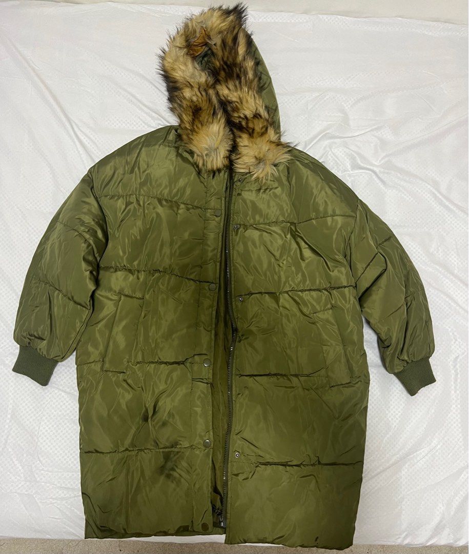 Puffa coats discount with fur hood