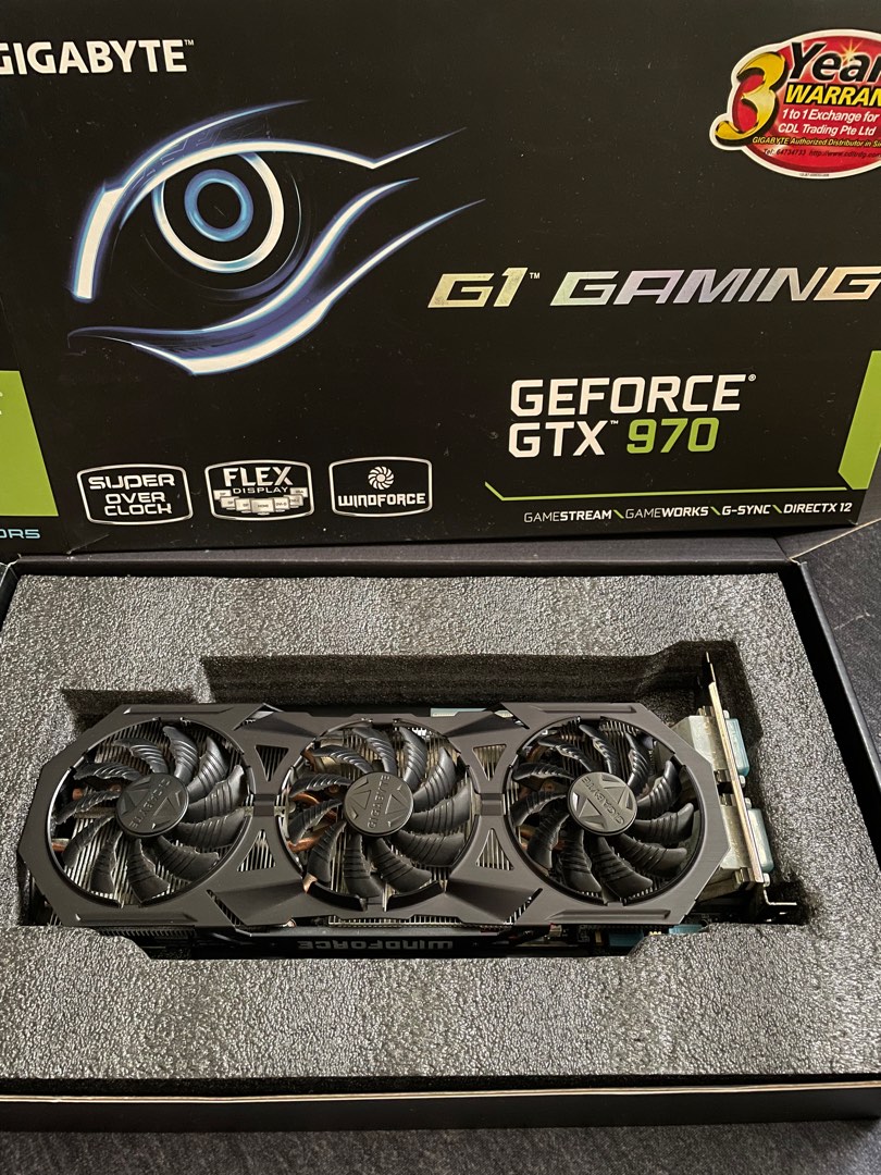 GTX 970 G1 Gaming 4Gb DDR5