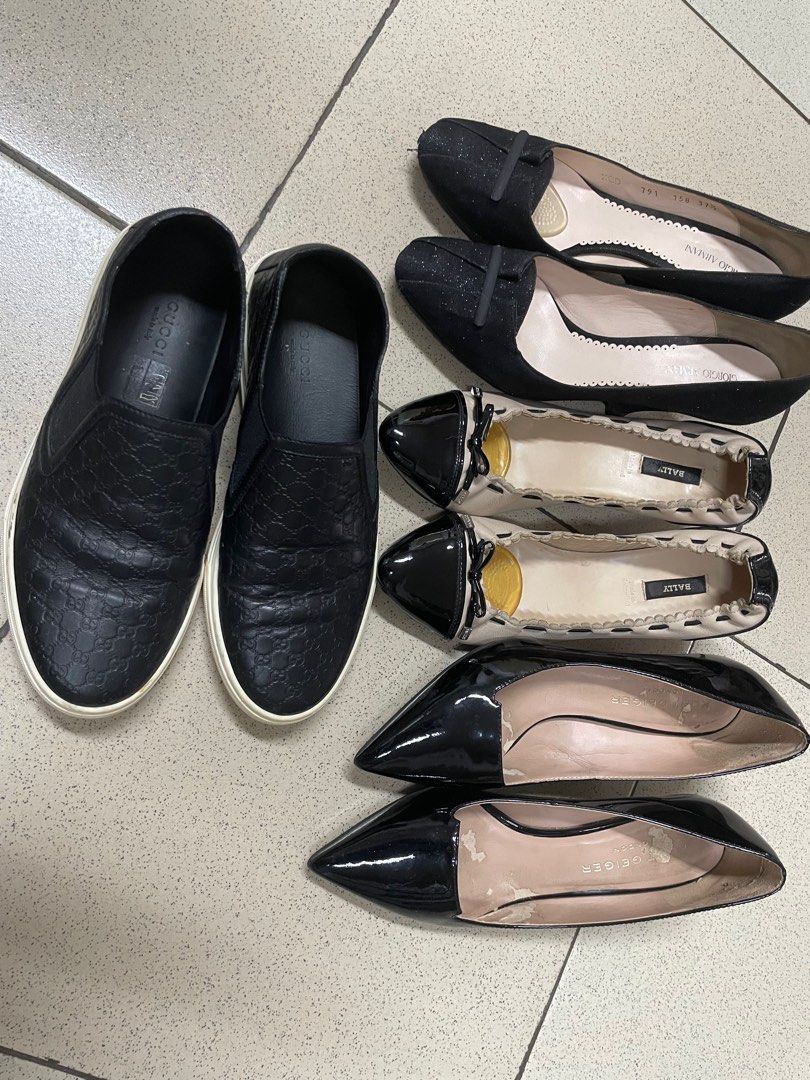Gucci Bally Kurt geiger Armani