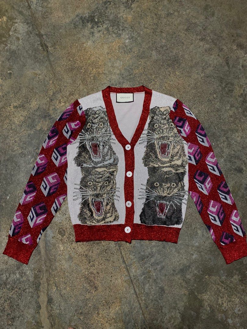 Gucci tiger sale cardigan