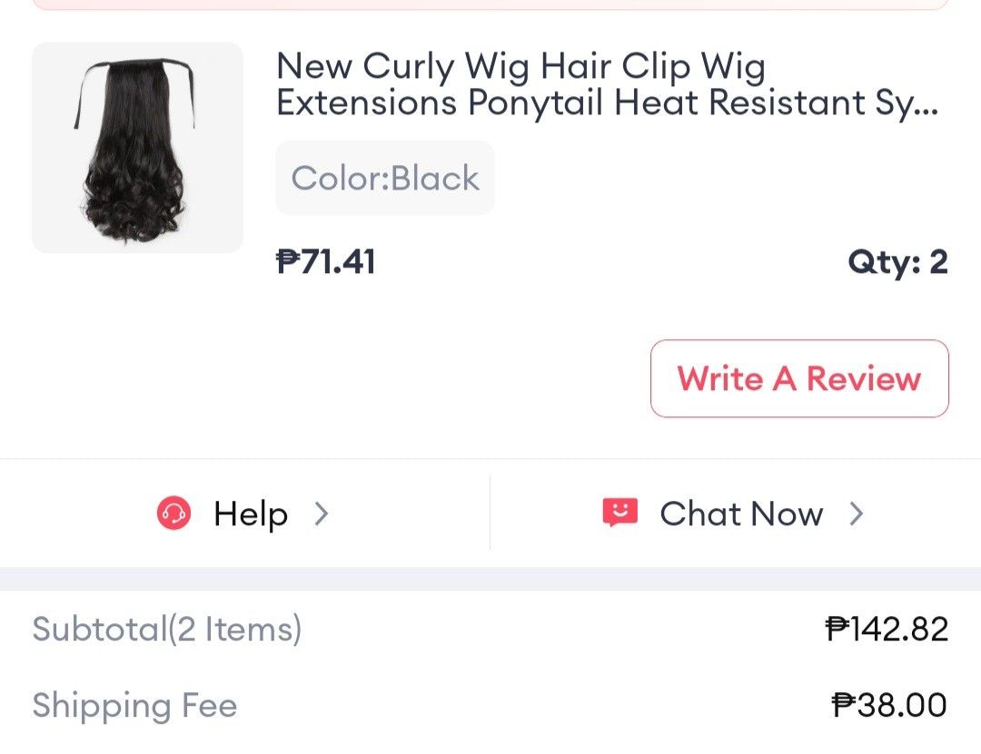 Hair Extension (Category: Hair) located in San Pedro. Submitted by chinitagrace21 (Listing ID 1267700676, Image 2). Description: Brand New. I didn't notice na 2 quantity pala na order ko..