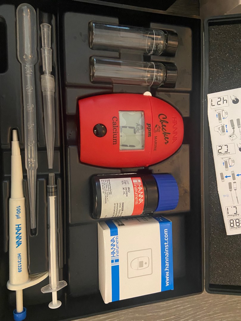 Hanna Marine life Test kit calcium ppm tester, Pet Supplies, Homes & Other Pet Accessories on