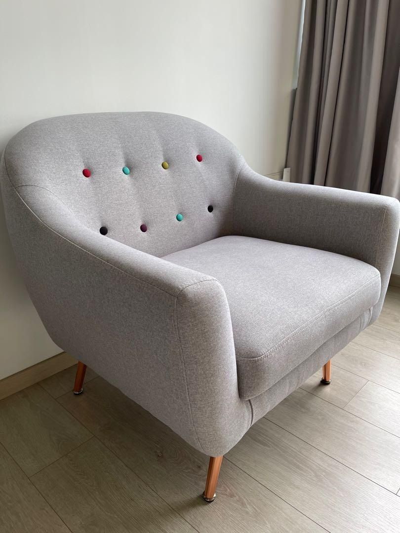Hipvan Arden armchair in grey for sale Furniture Home Living