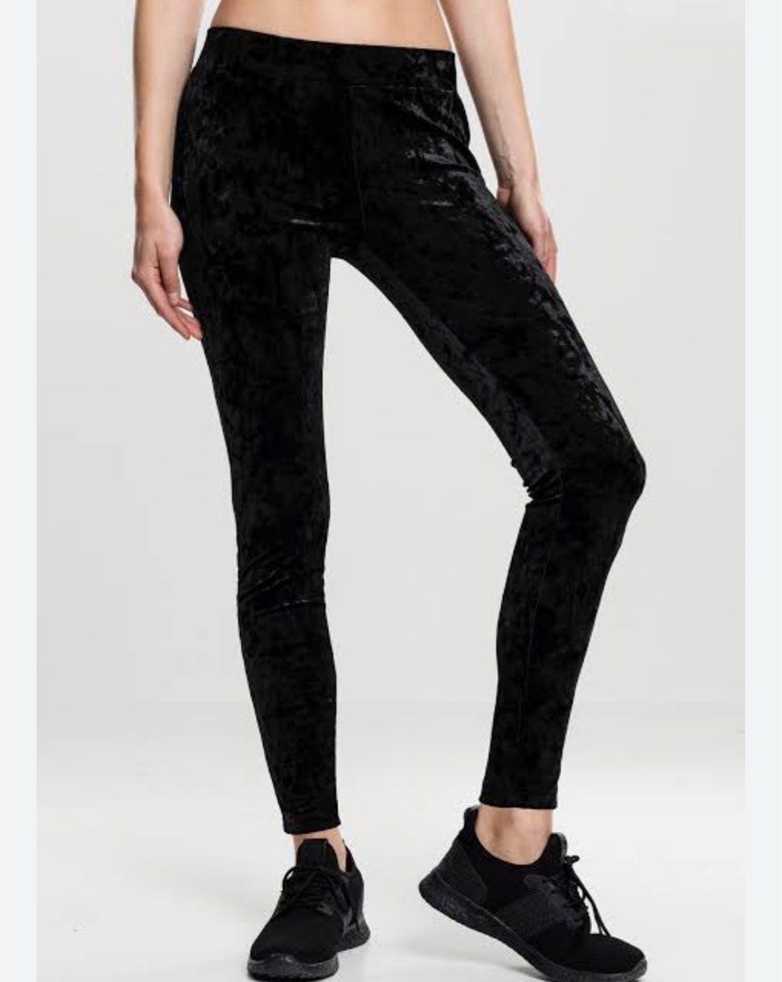 H&m velvet leggings store
