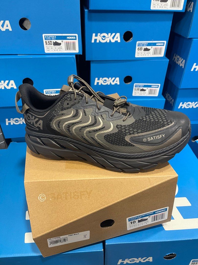 HOKA ONE ONE Clifton 9 GTX Rubber-Trimmed Mesh Sneakers for Men