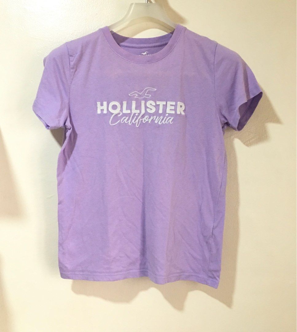 New Hollister Women Lace Up Gray Long Sleeve Stretch Ribbed Polo Shirt Top  L