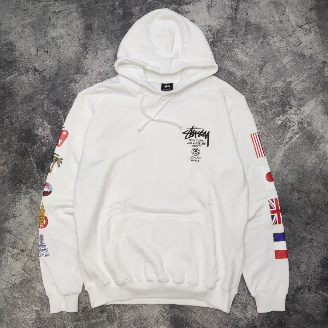 Hoodie Stussy Tour flag second