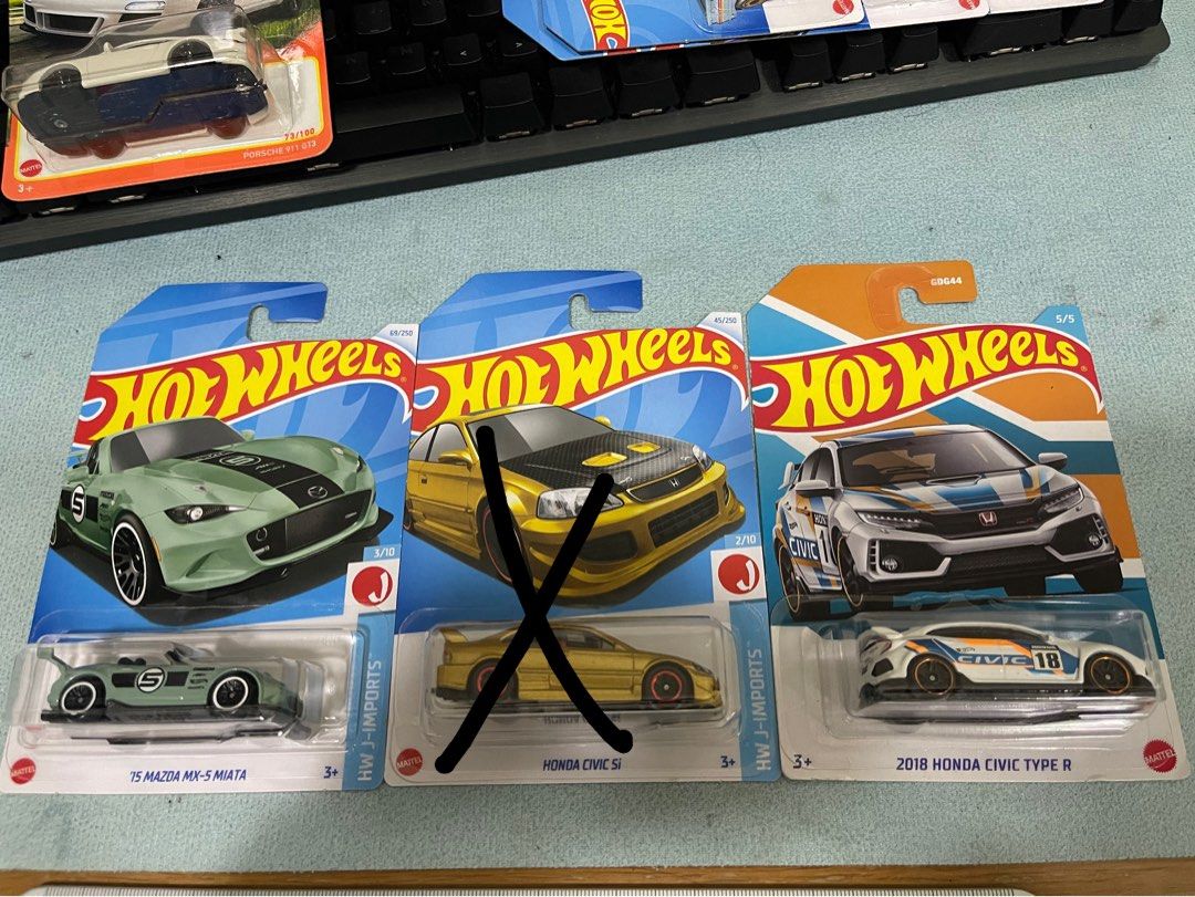 Hot Wheels Lot Honda Civic JDM Mazda Hobbies Toys Toys