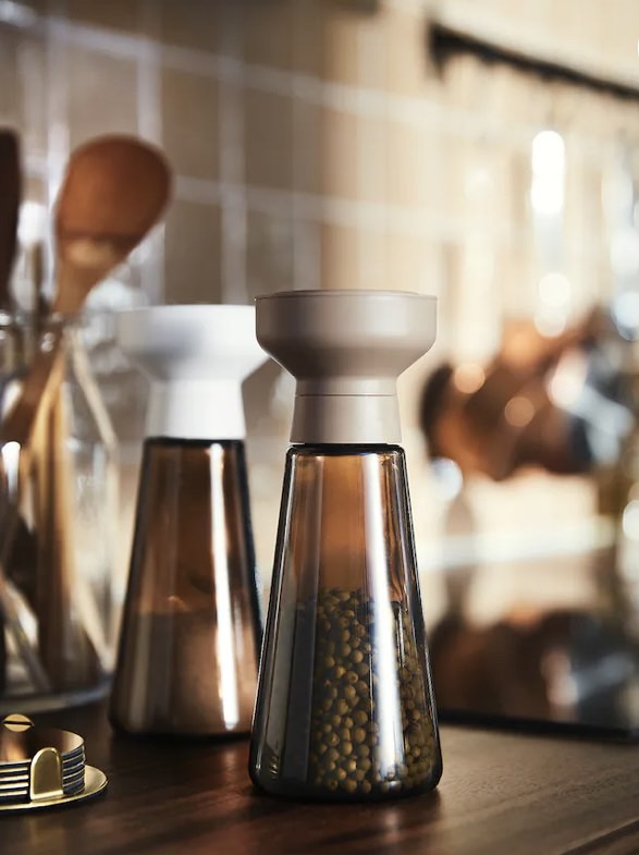 IKEA halvtom salt pepper grinder spice mill, Furniture & Home Living