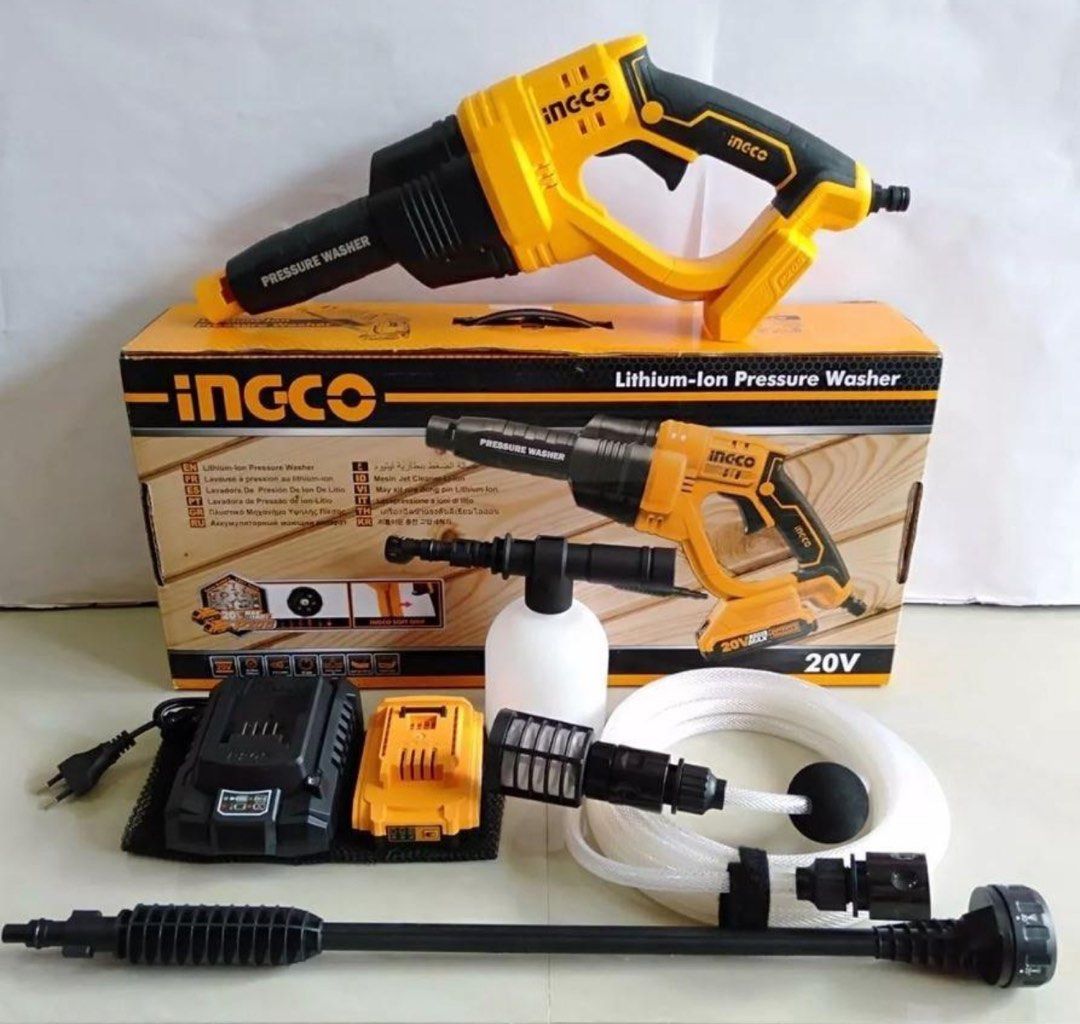 Ingco cordless sales pressure washer