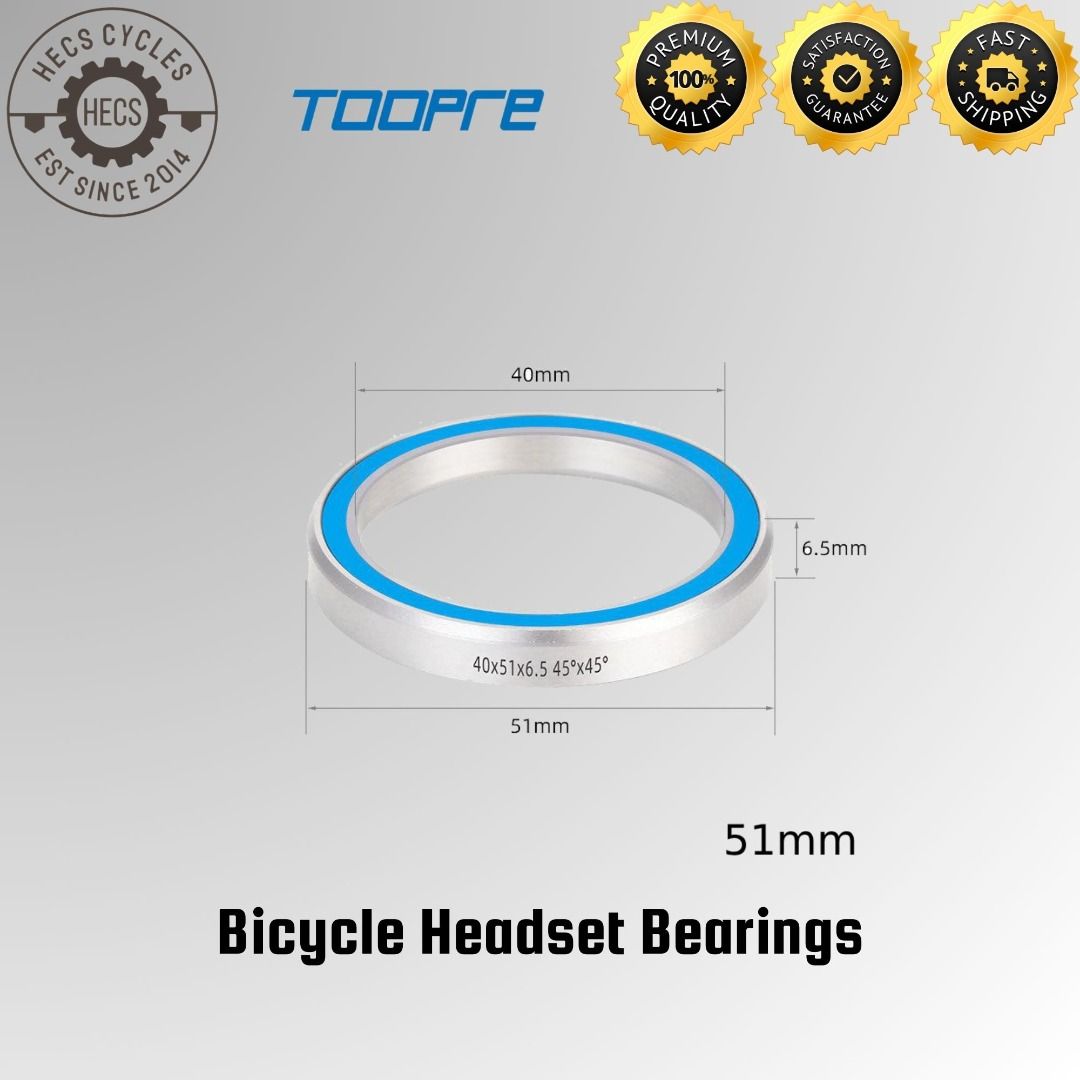 INSTOCK Bicycle Headset Bearings 41mm 41.8mm 47mm 49mm 51mm 52mm Mountain Bike Road Bike Foldable Fixed Gear Bicycle Sports Equipment Bicycles Parts Parts Accessories on Carousell