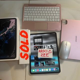 Ipad Pro 11 inch with apple pencil (SOLD) ,wireless mouse and doqo keyboard