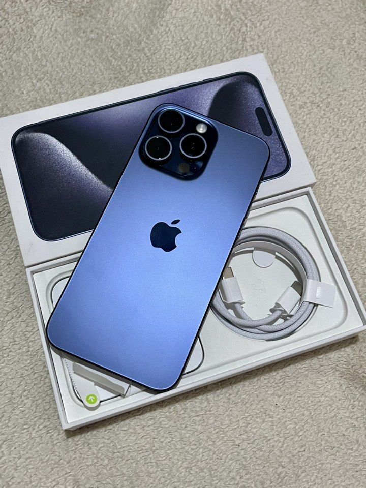 IPHONE 15 PRO MAX 256GB BLUE TITANIUM, Mobile Phones & Gadgets, Mobile