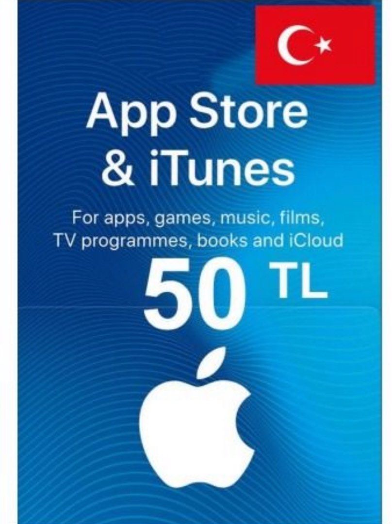 土耳其iTunes card, 電子遊戲, 電子遊戲, 其他- Carousell