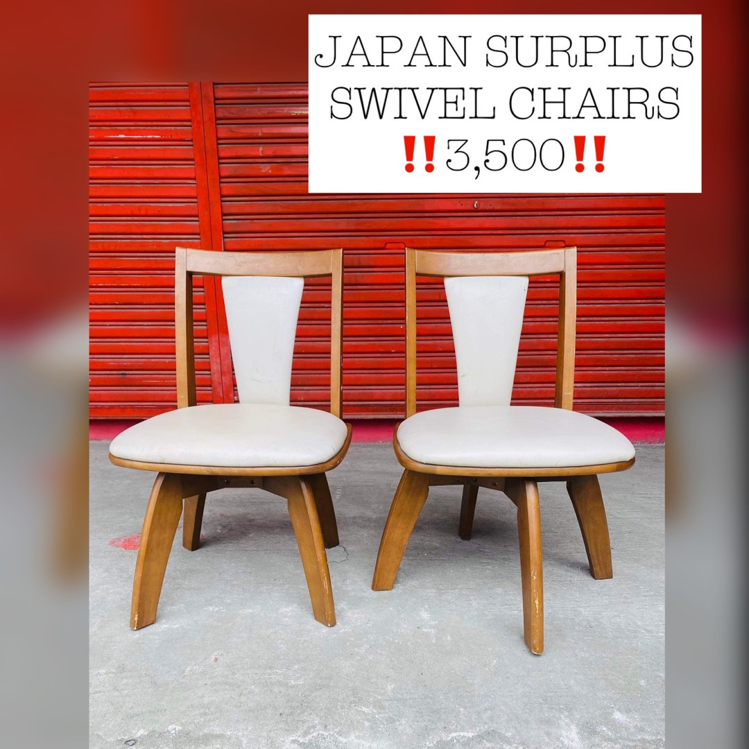 JAPAN SURPLUS CHAIRS, Furniture & Home Living, Furniture, Chairs on