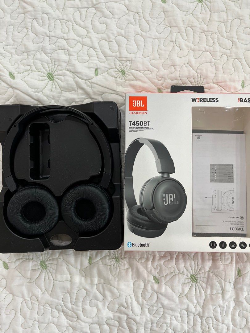 JBL Wireless Headphones T450BT Audio Headphones Headsets on