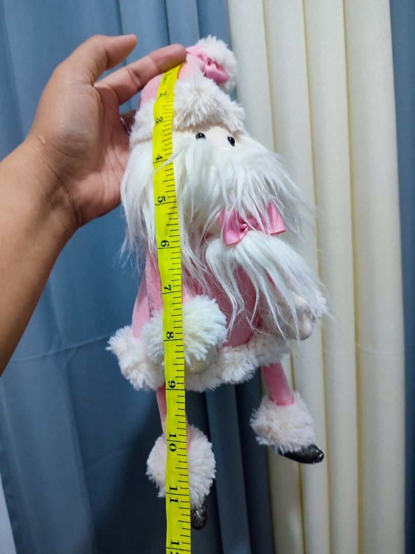 Jellycat pink santa deals