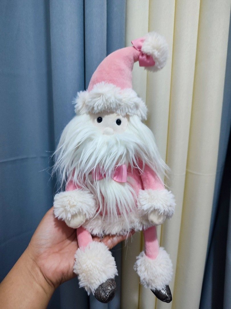 Jellycat pink santa 2025