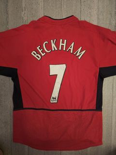 Jersey manchester united 03/04 home david beckham original size m