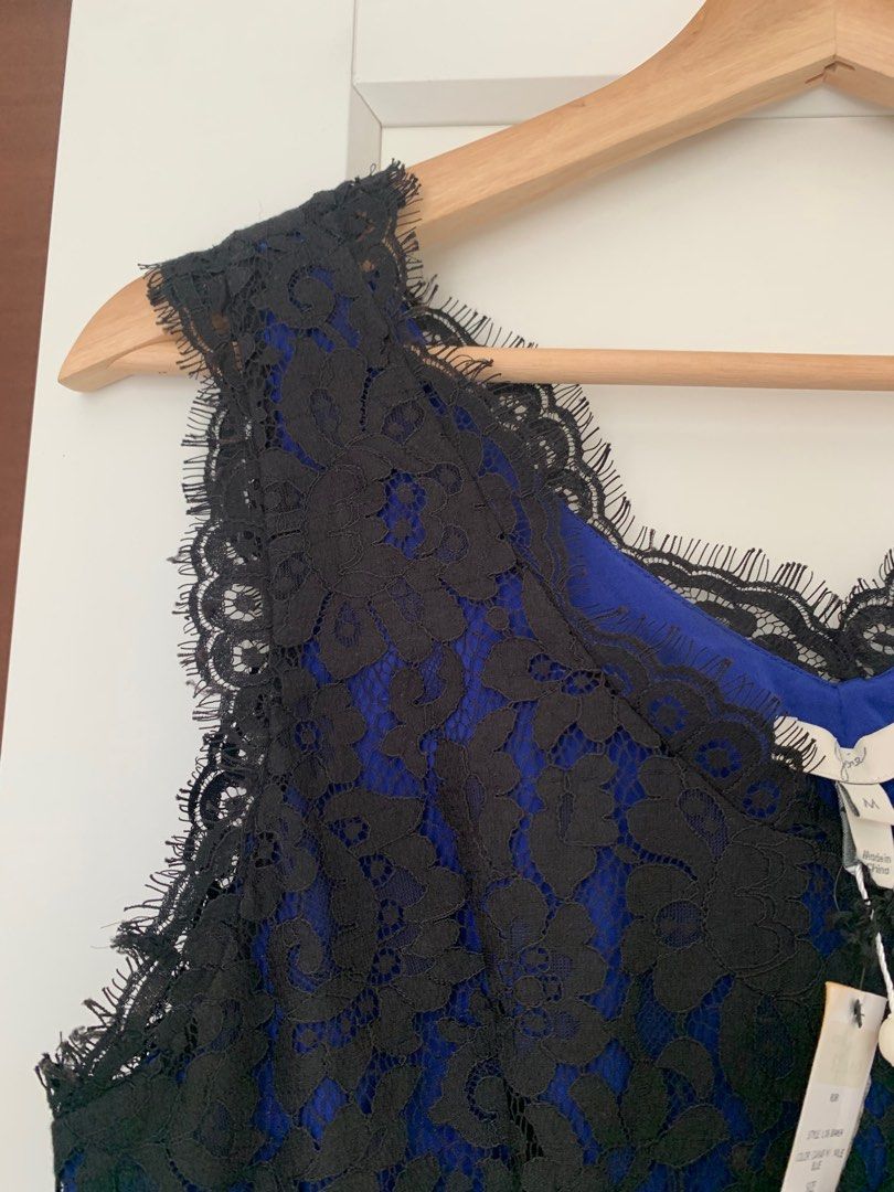 Joie black lace sales dress